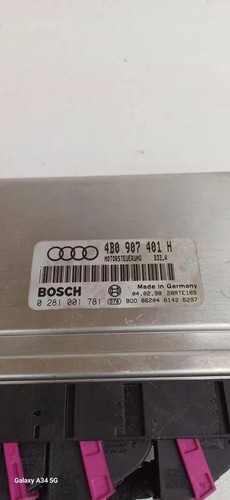 AUDI A6 4B2, C5 Motorsteuergerät ECU 4B0907401H 0281001781 1.90 Diesel 34890907