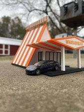 1/64 Scale Whataburger Restaurant 3D Printed Diorama