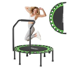 AOTOB 40/48 Fitness Trampoline for Adult, Max Load 450 LBS, Foldable Mini Trampo
