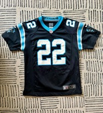Boy’s Nike Christian McCaffrey #22 Carolina Panthers Jersey Sz Youth M - Black