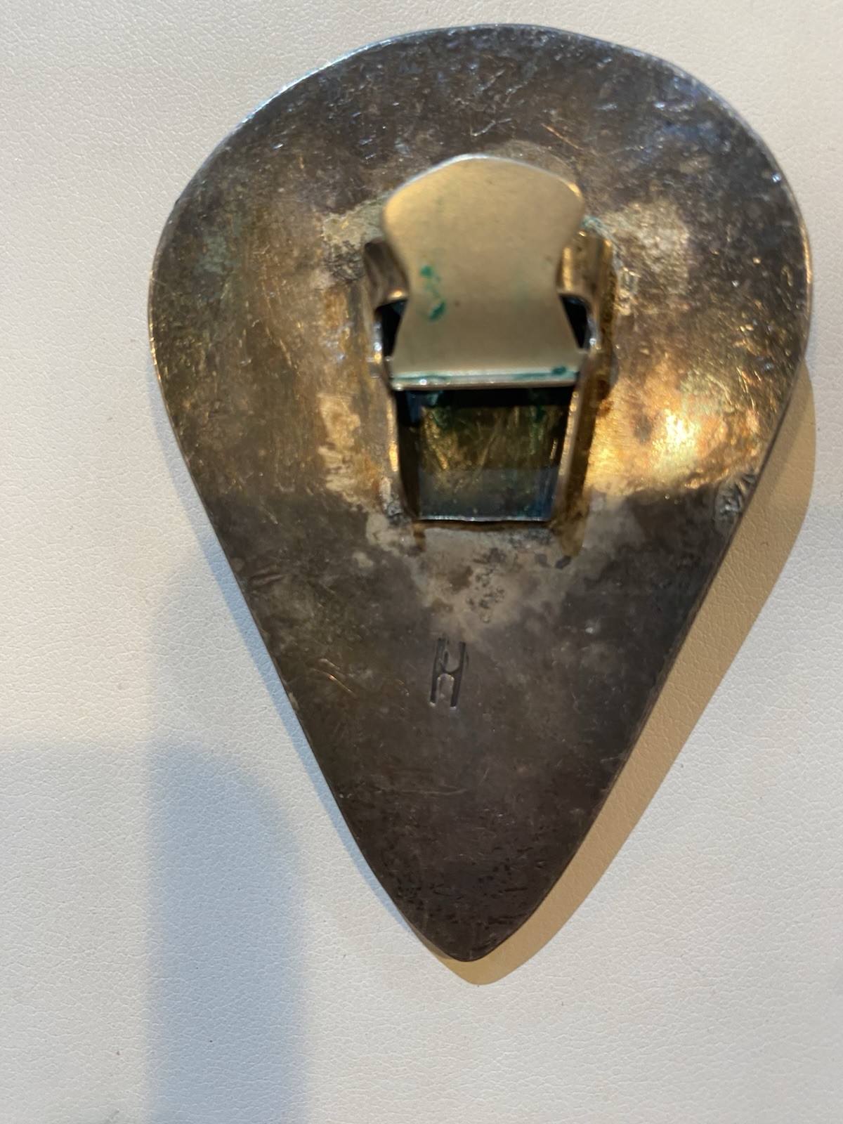 Signed Silver Lariat Necklace - image 2