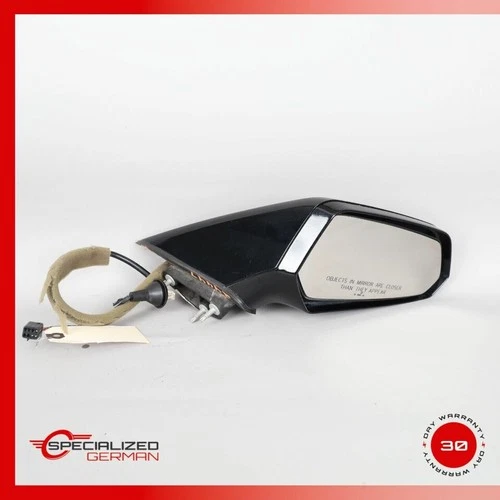 2010-2015 Chevrolet Camaro Right Side Rear View Door Mirror Black OEM Used