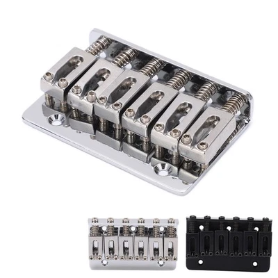 MARKENLOS Guitar Bridge 6 String Top Loading Design Adjustable Electric Instrument Replace