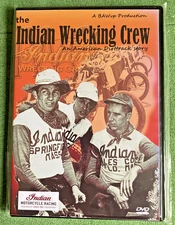 The Indian Wrecking Crew An American Dirttrack Story DVD Flathead Twins RARE 