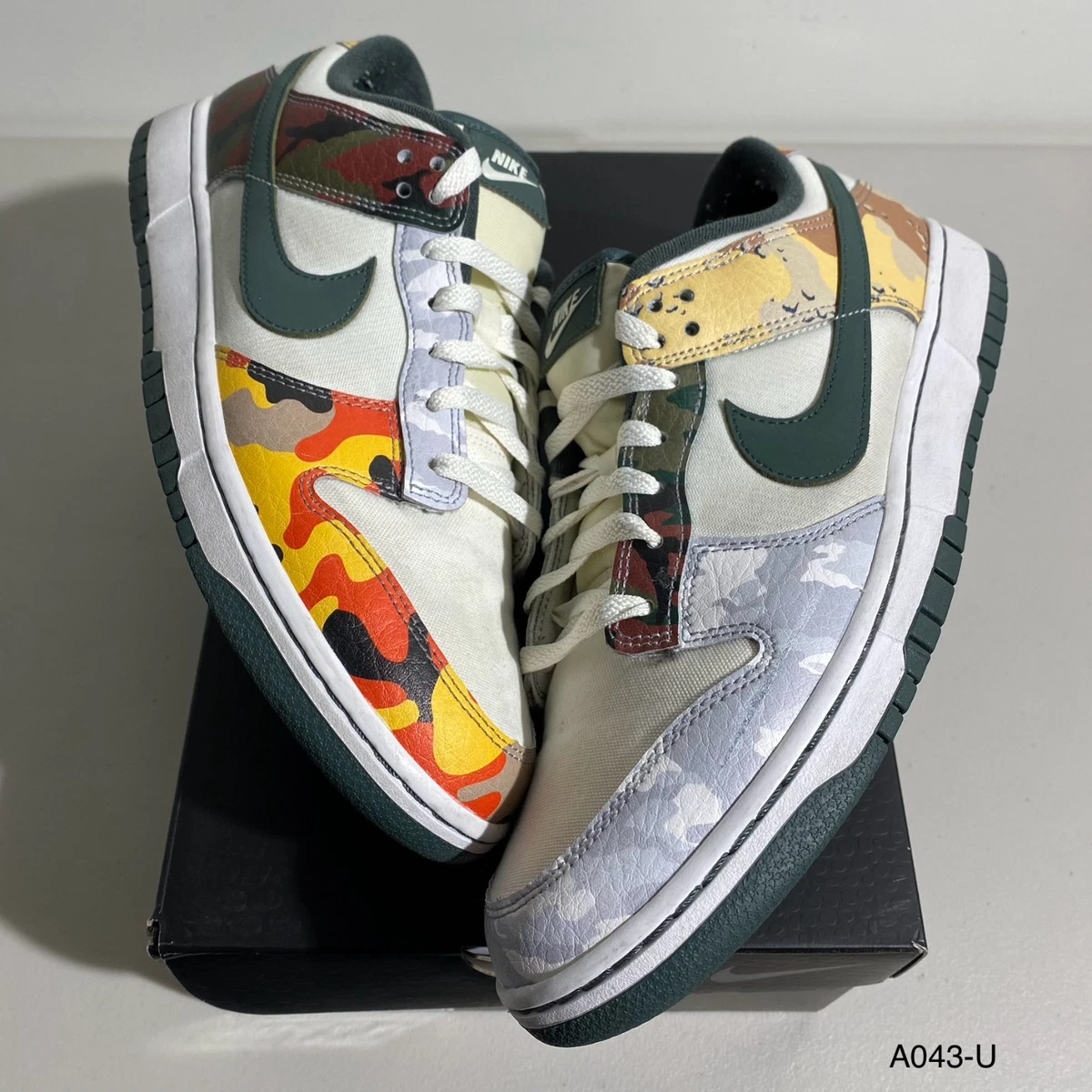 Nike Dunk SE Low Sail Multi-Camo for Sale | Authenticity