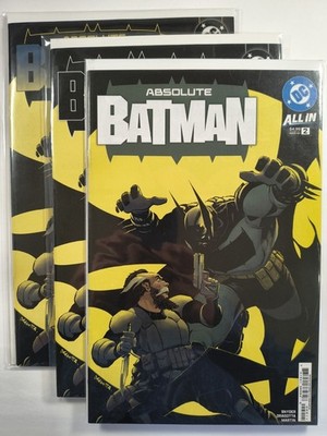 Absolute Batman #2 Lot of 3 NM 1st Print 7th Print 8th Print DC 2025 Snyder   
