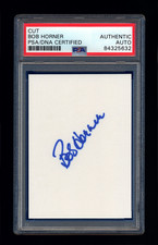 BOB HORNER SIGNED MINT CUT PSA/DNA AUTOGRAPHED 1978 ROY 4 HOME RUNS ONE GAME