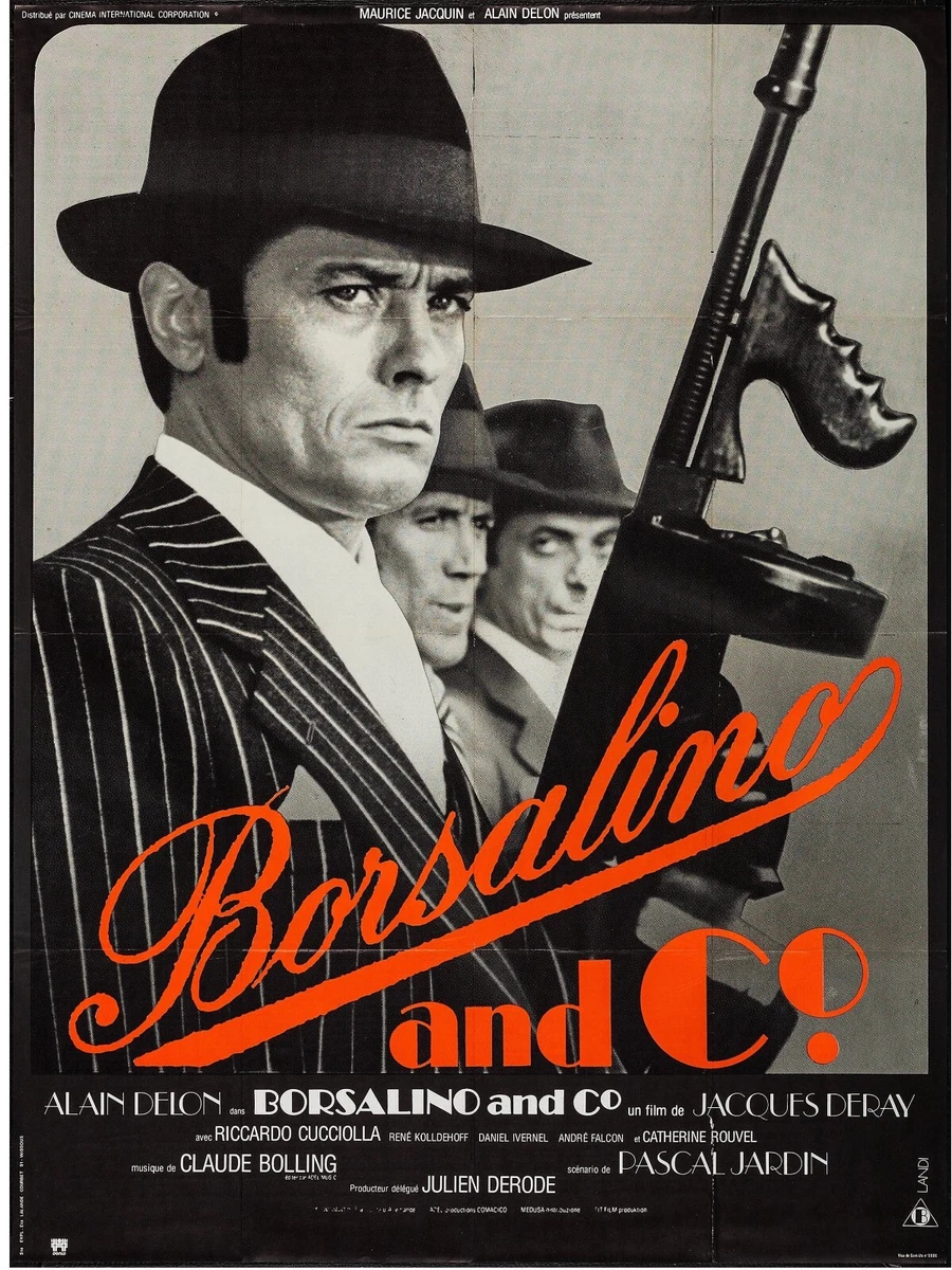 BORSOLINO AND CO, DELON, REPRO AFFICHE CINEMA VINTAGE, (40X60) | eBay