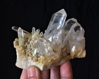Phantom Quartz Cluster Himalayan Crystal /Mineral 120x70mm, Extra Quality