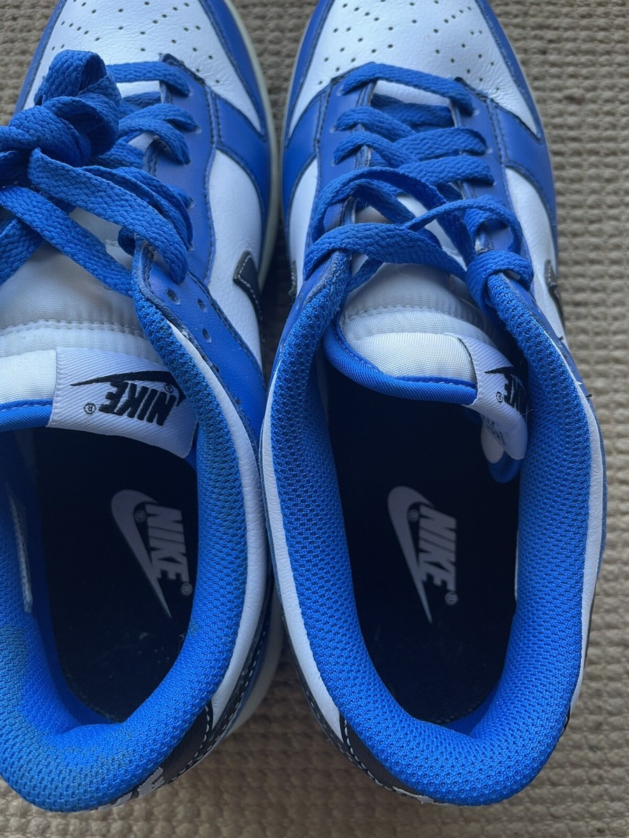 Nike Dunk Low NG Golf Shoes White Royal Blue Black sz 8.5