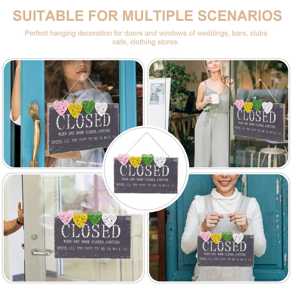 Garage Sale Sign Cafe Decoration Closed Sign Business Signs House Number Office eBay