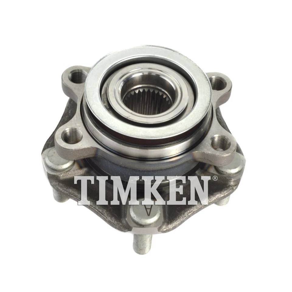 Conjunto de cojinete de rueda y buje delantero Timken para Nissan LEAF 2013-2017 tracción delantera Foto 3 de 4