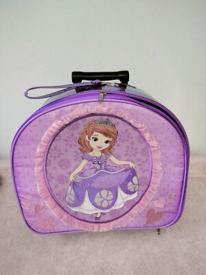 Disney Sofia the First 16'' Wheeled Softside Upright Suitcase Travel Luggage 