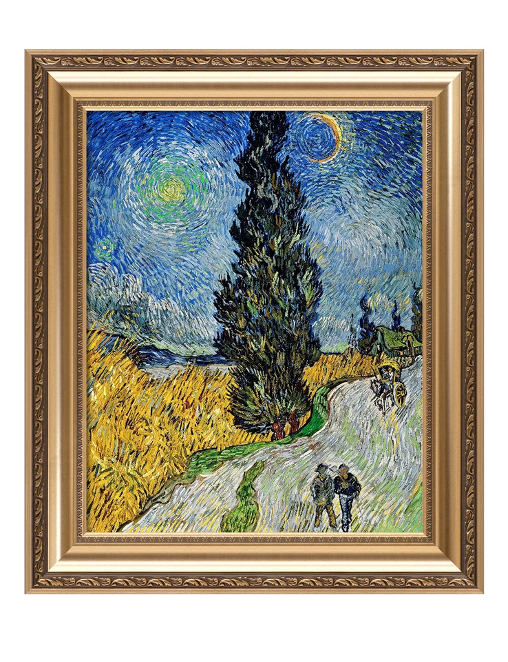 Impresión artística en lienzo DECORARTS Country Road in Provence por Van Gogh impresiones giclee Foto 2 de 2