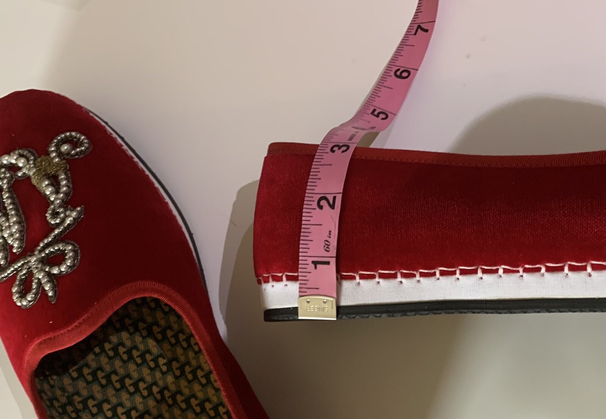 AUTHENTIC Gucci Size 9 Men\'s w/ AM Appliqué Velluto Marmara Rosso Loafers  NWB $_57.PNG?set_id=880000500F main image 2