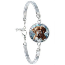 BRACELET ACIER CHIEN DOGUE DE BORDEAUX