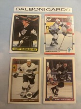 Marty McSorley 4 Card Lot Bowman Topps Score NM+ Free Shipping!