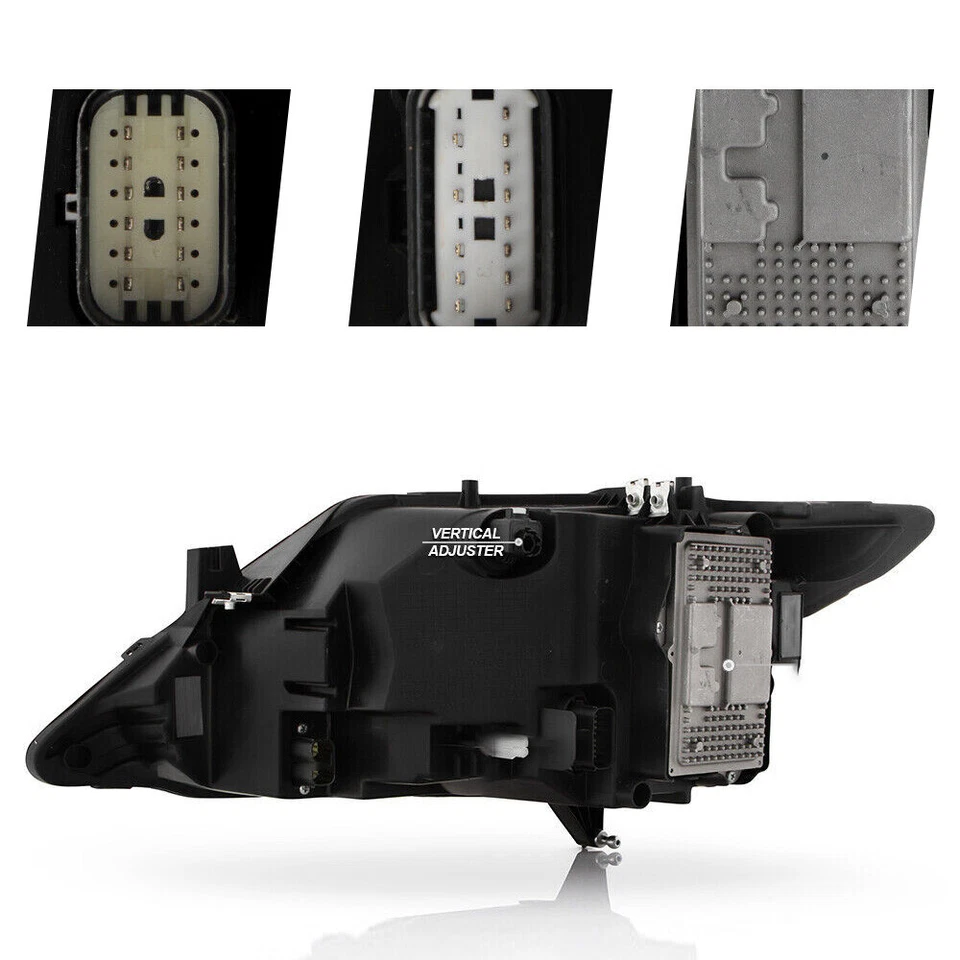 Full LED Headlight W/AFS Projector For 2013-2016 Lincoln MKZ Passenger Side - Imagem 4 de 4