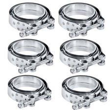 6X 3 inch Stainless Steel V-Band Clamp SS304 M/F flange V-band Exhaust Downpipe