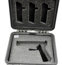 New Precut foam for Pelican 1200 case fits Glock 20 10mm Pistol & TLR +4 mags