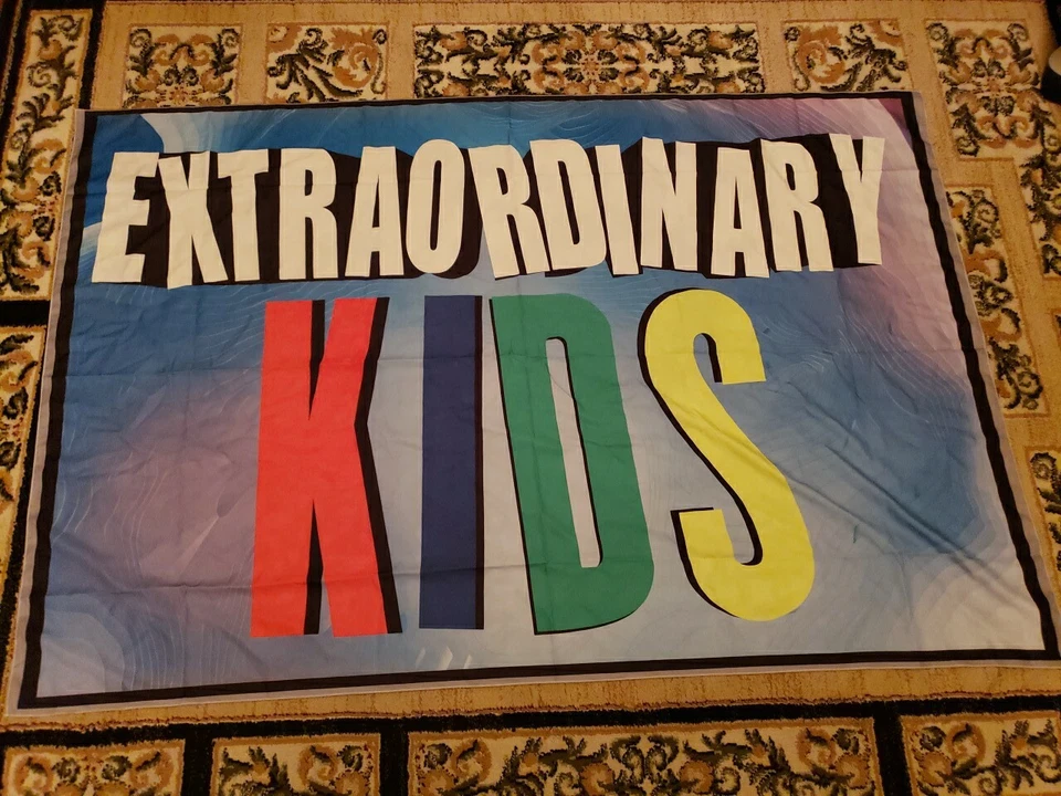 5X3英尺非凡儿童生日背景横幅装饰五颜六色的背景  — 第 2/4 张图片