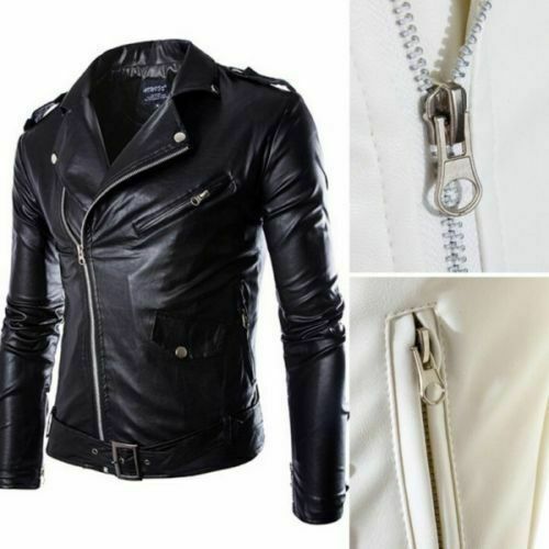 VUJA DE Dual Zip Leather Jacket | eBay Australia