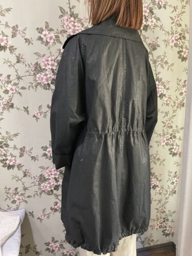 Cappotto giacca trench cerato petto Oska donna comodo Lagenlook taglia 2 - Foto 12 di 24