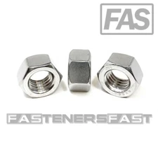 (10) 1/2-13 Finished Hex Nuts Stainless Steel (10 Pieces) 18-8
