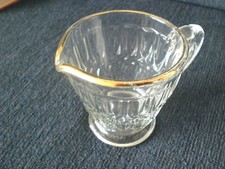 Milchkännchen  - Glas mit Goldrand