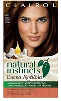 Clairol Natural Instincts Crema Keratina Hair Color Kit, Dark Brown 4 Coffee 1 Clairol Natural Instincts Crema Keratina Hair Color Kit, Dark Brown 4 Coffee 1