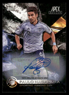 2016 Topps Apex MLS Paulo Nagamura Auto Autographs AU #45 Card