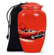 Artistic Rush Retro Speed Urn Ashes Human Adult Guardian Angel Protective Design