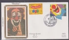 Great Britain "Benham" 1990 Smiles 20p. FDC - 283g Clowne Chesterfield