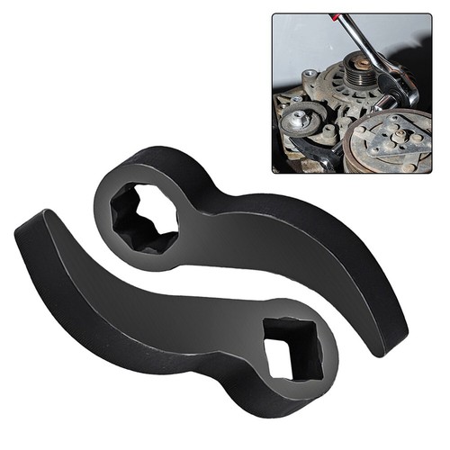 2-Piece Crowbar Adapter Head Set – Heavy-Duty Pry Bar Fits 1/2” Ratchet & Wrench For Tight Spaces