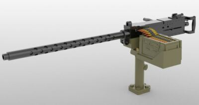 1/24 Scale Battleground ''IDF'' ANM2 50 Cal Machine Gun on M23 Mount