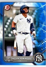2022 Bowman Draft  Blue  #BDC-75  Jasson Dominguez RC /150 MT