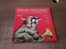 MEGARARE PRIVATE LABEL 1960s MINT-EXC WASHINGTON STATE COUGAR FIGHT SONGS LP33