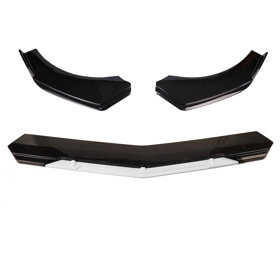 For Mercedes-Benz CLA200 CLA250 Front Bumper Lip 86" Side Skirt Black White - Image 4 of 4