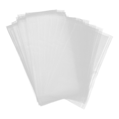 100pcs PVA Water Soluble Bag Carp Fishing Bag Mesh for Solid Bait 6x12cm