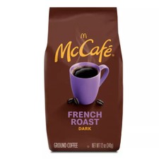 MCCAFE FRENCH ROAST DARK ROAST GROUND COFFEE 12OZ