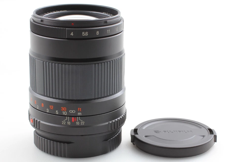 ¡Negro raro!【EXCELENTE COMO NUEVO】 Lente Fujifilm Super EBC Fujinon 90 mm f/4 MF para X Japón Foto 2 de 4
