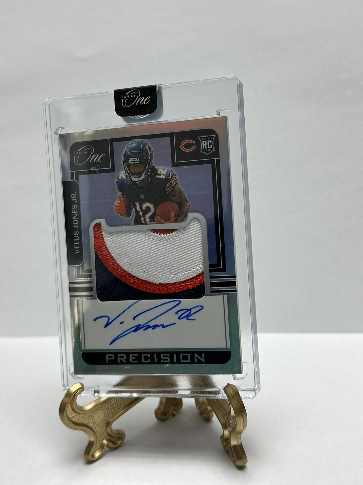 Velus Jones Jr. Rpa Silver Prizm #/99 Panini One 2022