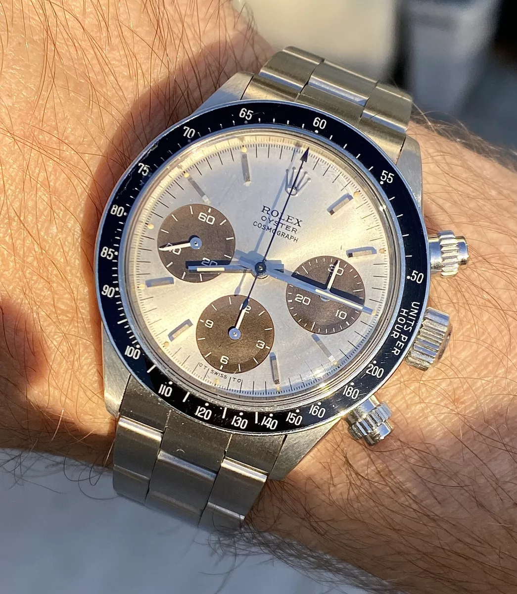 Very rare Rolex Daytona 6263 Cosmograph Daytona Brown Compax Tropical perfect