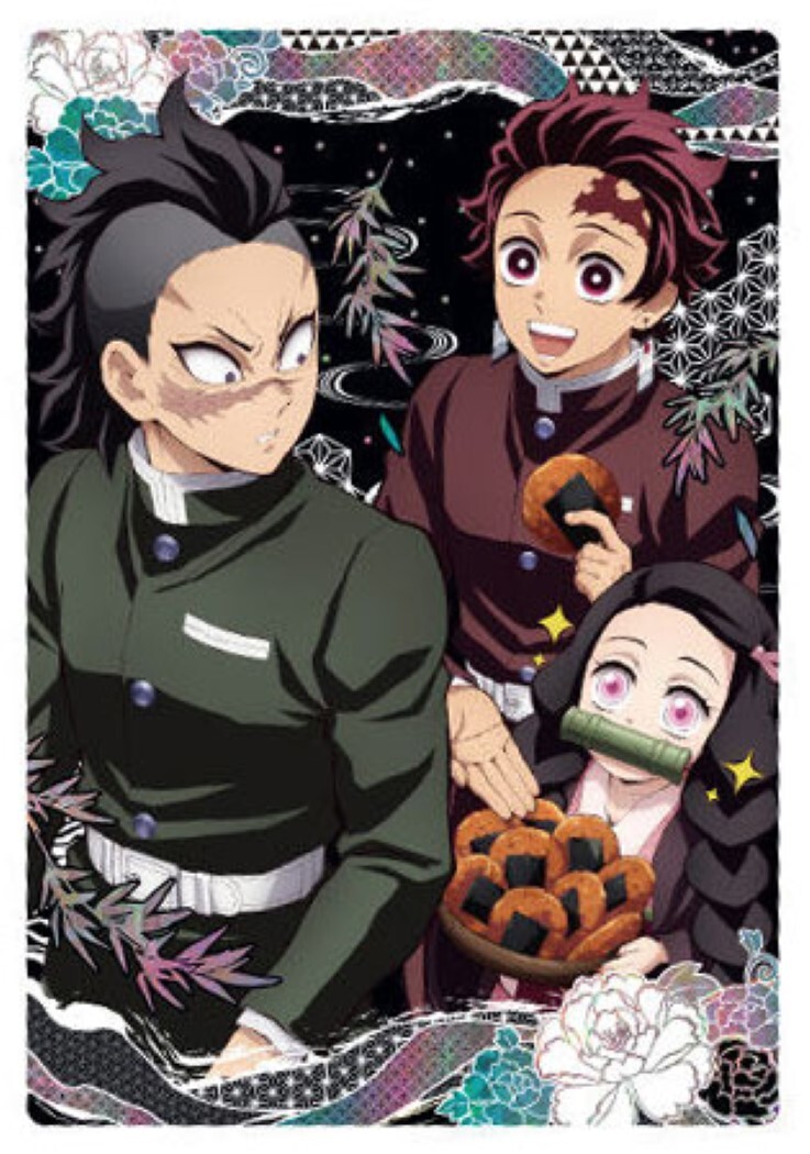 KNY★鑑定済み★ DEMON SLAYER Trading Card W#8 No.32 Genya Tanjiro Nezuko BANDAI