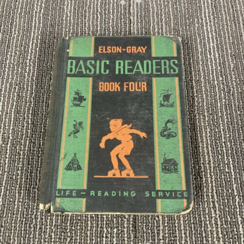 Elson-Gray Basic Readers PRIMER School Bookcopy 1936 Vintage Hardcover Hardback - Picture 1 of 22