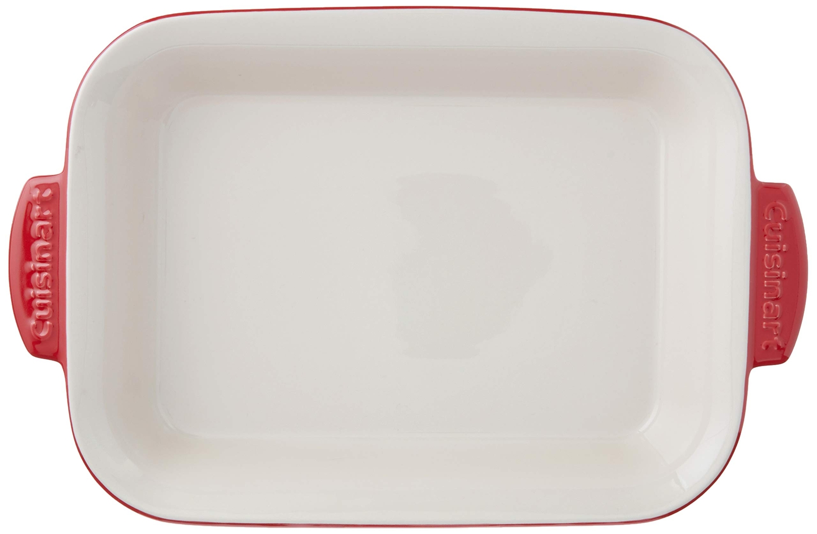 Cuisinart Chef's Classic Ceramic Bakeware-4 Quart Large Rectangular Baker, Red
