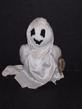 Ty Beanie Baby Sheets Ghost Plush Stuffed Animal Retired W Tag Oct 31 1999