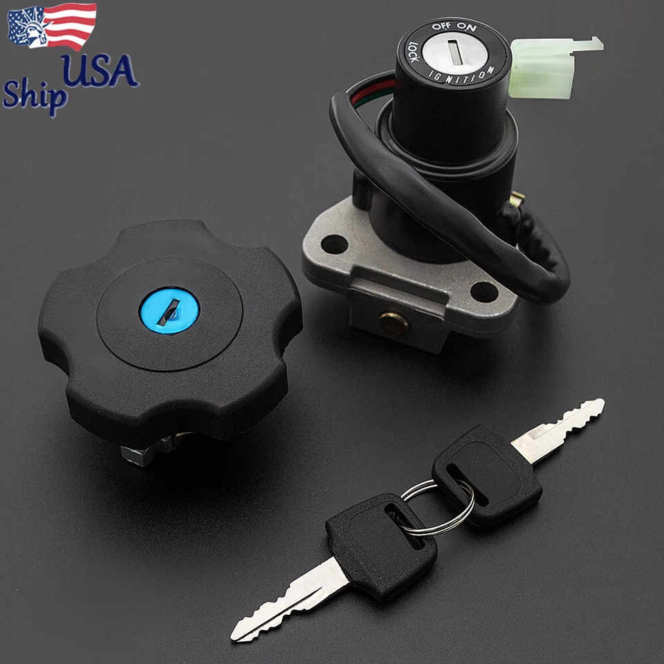 Interruptor de encendido para Yamaha FZR600 1989-1993 tapa de combustible llave del tanque FZR250 1987-88 Foto 2 de 4