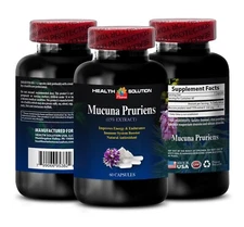 Muscle Mass MACUNA PRURIENS 98% Extracted from Velvet Beans (1 Bottle)