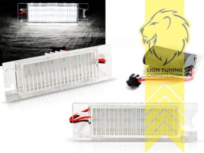 LED SMD Kennzeichenbeleuchtung für Opel Corsa C D Astra H Astra J Meriva A